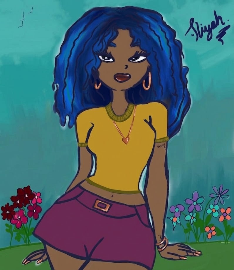 Violet Portrait